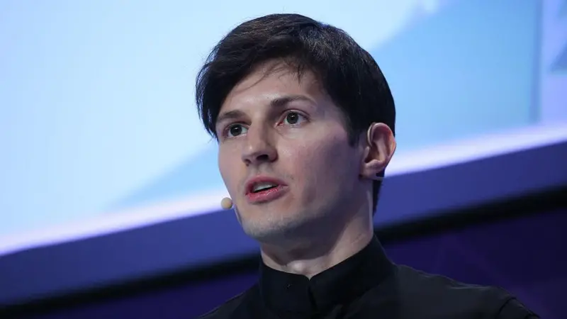 Pavel Durov durante evento de tecnologia.