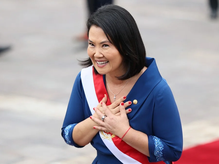 Keiko Fujimori toma posse como presidente no Peru | Foto: Connie France / AFP / CP