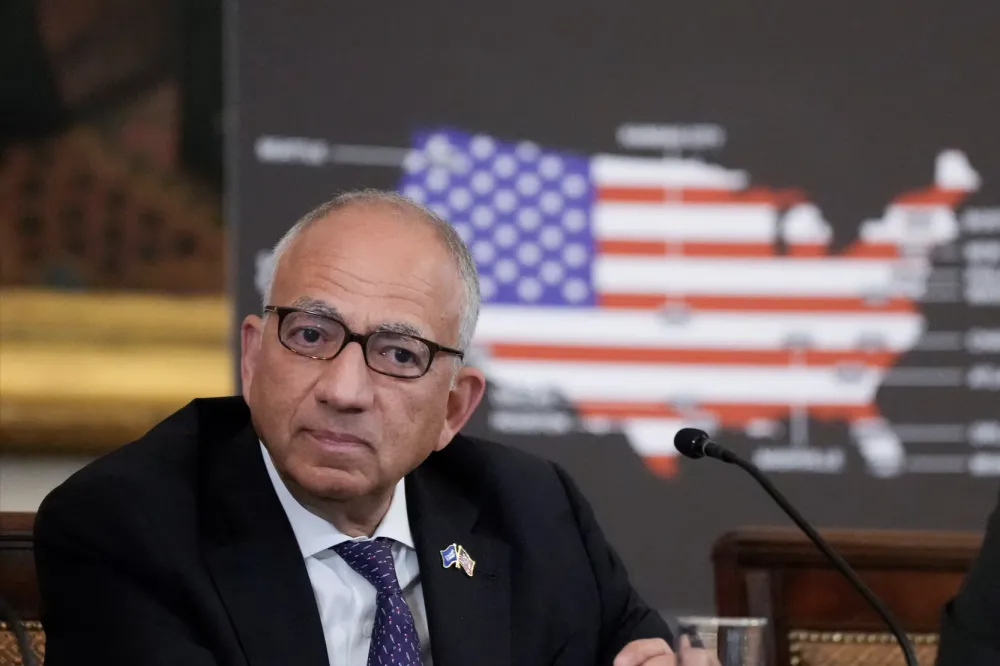 Carlos Cordeiro em reunião da força-tarefa da FIFA, Kent Nishimura/Reuters